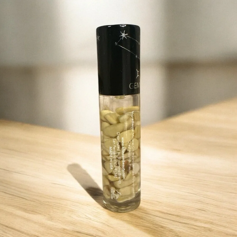 Blossom Gemini Zodiac Lip Gloss – Vanilla Scented w/ Crystals